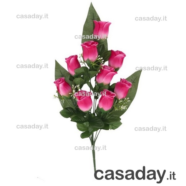 ROSE MAZZO 9 FIORI CM.55 
